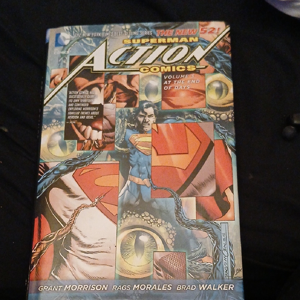DC Comics Blue and Red Action Comics Cover